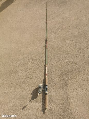 Canne à Pêche Vintage - Sans Moulinet, Fabrication Italienne, Pour Collection