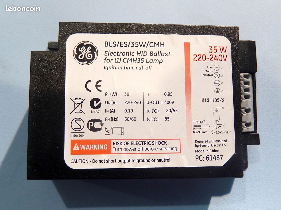 BALLAST pour lampe iodure MDS MSR MSD CMH MH HPS divers modeles -400-600 - 1000 watt (image 15)