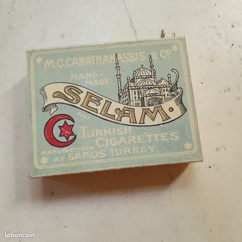 Boîte en carton cigarettes turques "Selam" Turquie (image 3)