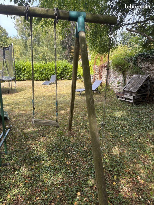 Portique balançoire et toboggan (image 4)