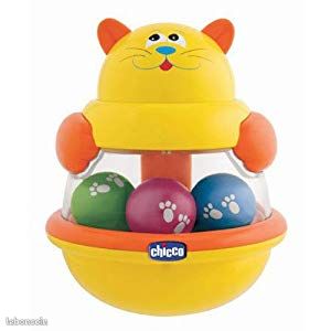Grosse toupie bébé CHICCO chat Jeux Jouets