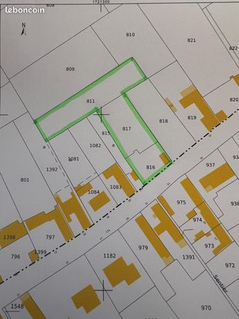 Terrain 2365 m² Thun-Saint-Martin