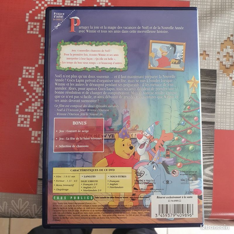 DVD Winnie l'ourson bonne année Disney (image 2)