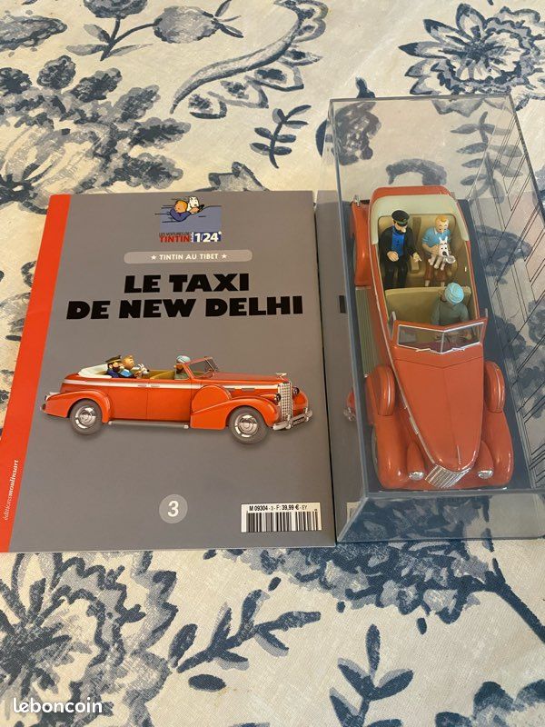 Voiture tintin 1/24 le taxi de New Delhi n3 (image 1)