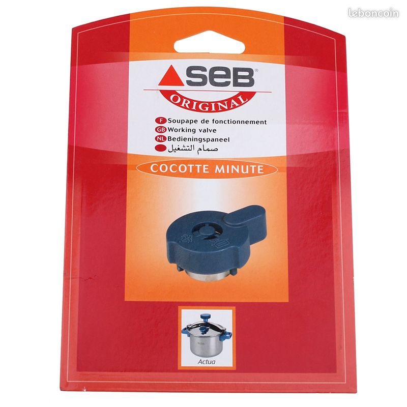 Soupape Rouge Pour Autocuiseur SEB - Compatible Clipso Essential, Lagostina, Tefal - Pièce Détachée