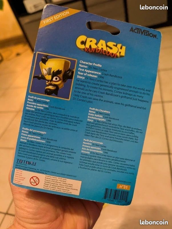 Totaku Collection Dr Neo Figurine Cortex Crash Bandicoot No 31 (image 2)