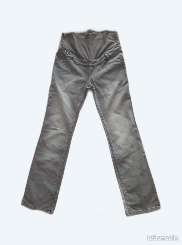 Jeans de grossesse GRIS (image 1)