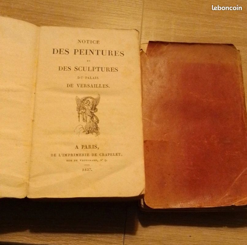 Livres anciens premières éditions Palais de Versailles (image 1)