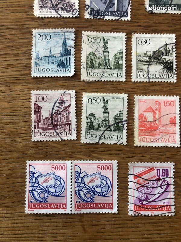 Lot 27 timbres anciens Yougoslavie (image 4)