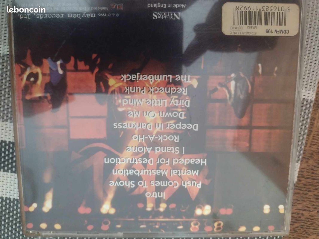 Vends cd jackyl "night of the living dead" (image 2)