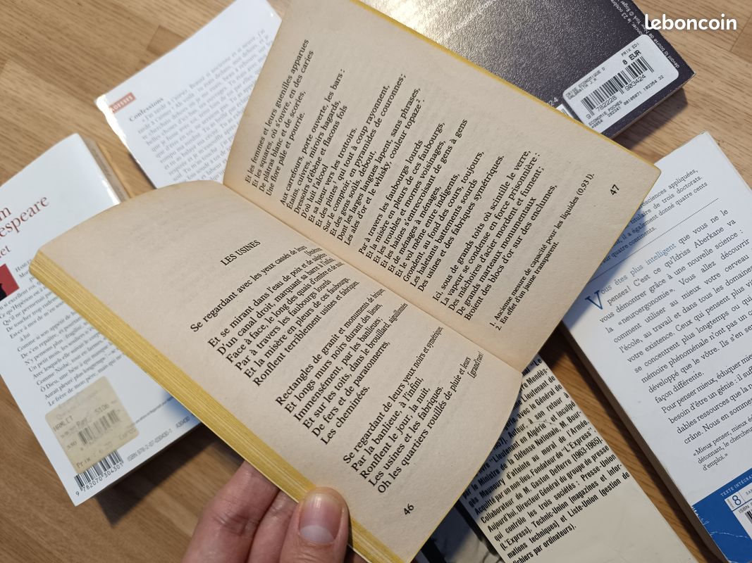 6 livres 2 euros en tout Shakespeare, saint augustin, Galbraith, Verhaeren, Servan Schreiber, Aberkane 2 (image 6)