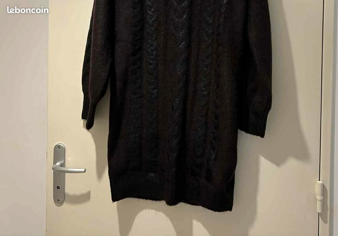 Robe-pull (sweater Dress) Old Navy Violet Et Marine - Taille M - Manches Longues - Neuf Avec étiquettes