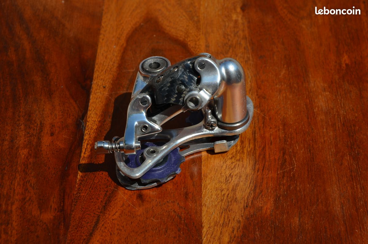 Dérailleur Arrière Campagnolo Record – Carbone/Titane – 10 Vitesses – Pour Pièces/restauration