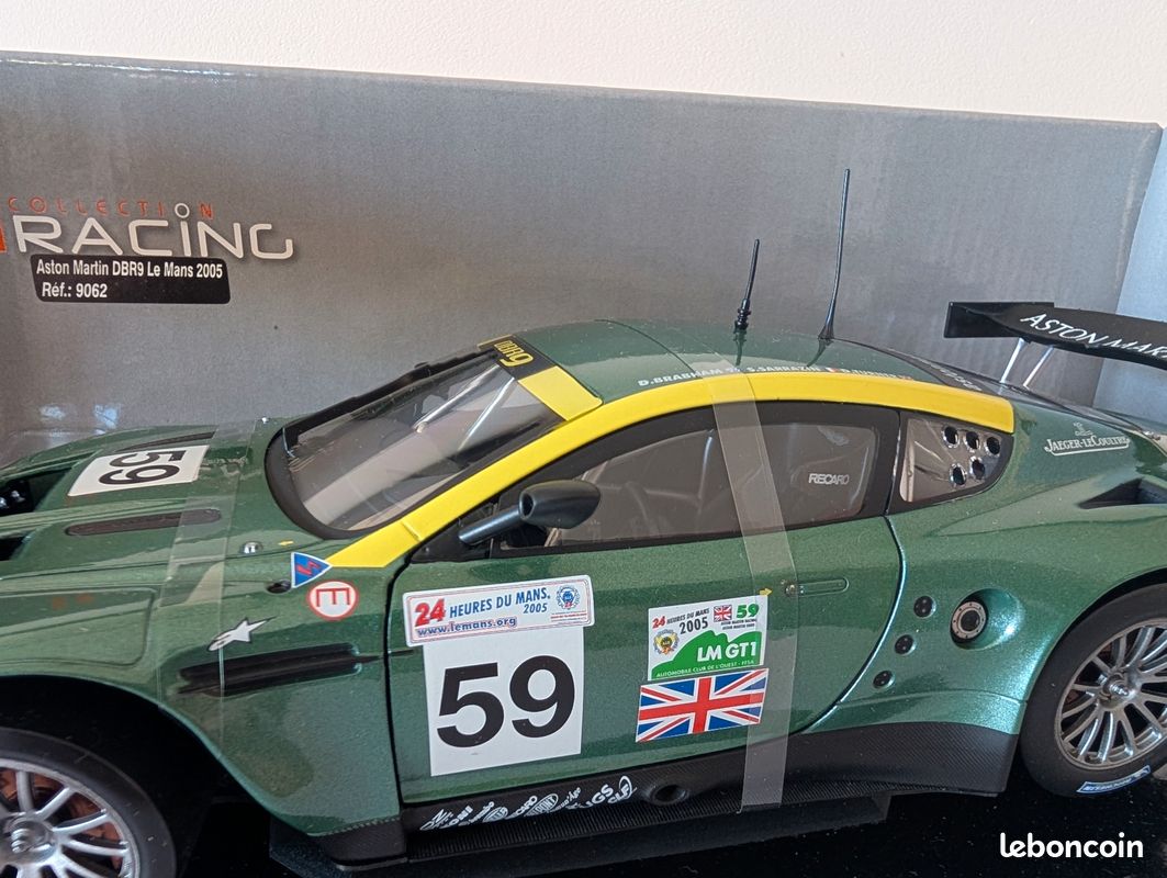Autoart 1/18 Aston Martin DBR9 – 24h Du Mans 2005 #58 – Occasion
