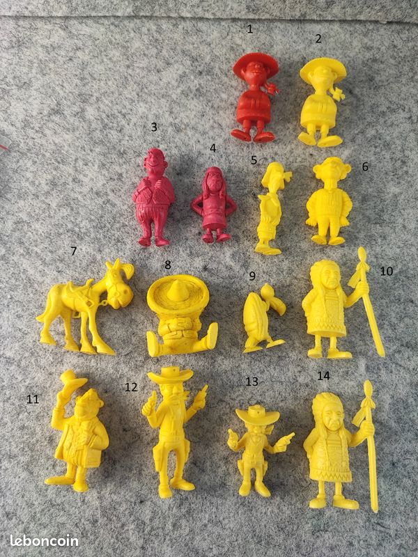 FIGURINES LUCKY LUKE et les Daltons , Dargaud 1984, Morris EUR 15,00 - FR