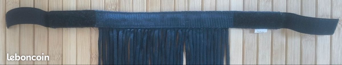Frontal bleu anti-mouches pour licol, taille poney (image 2)