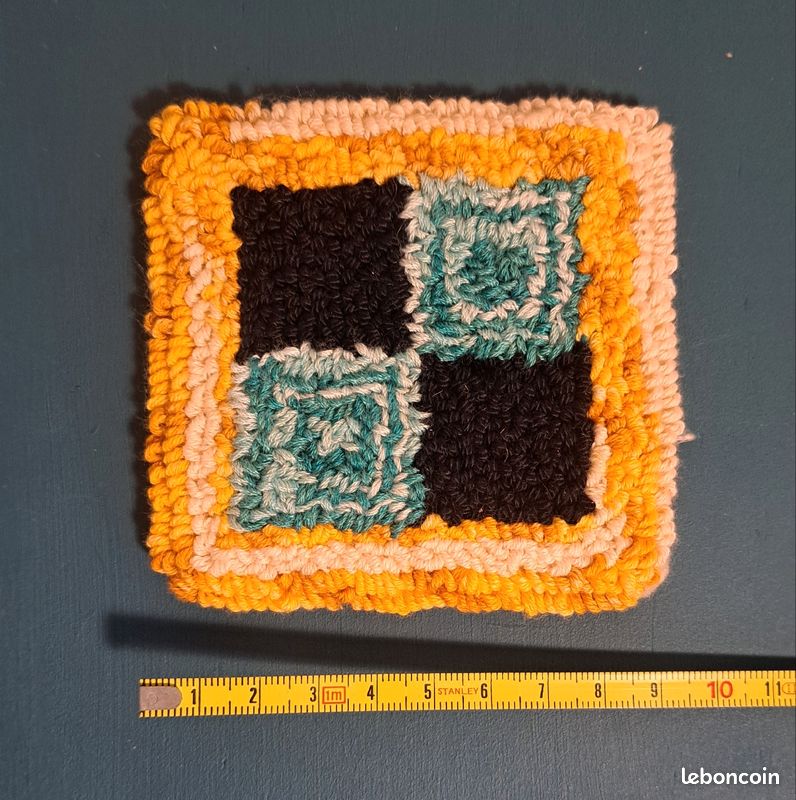 Mini tapis motif géographique (image 4)