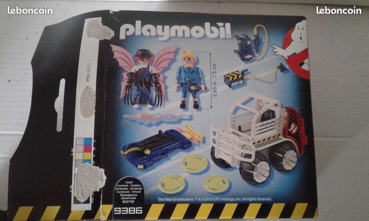 Boîte Playmobil 9386 la voiturette de Splengler et 2 personnages Ghostbusters supplémentaires (image 3)