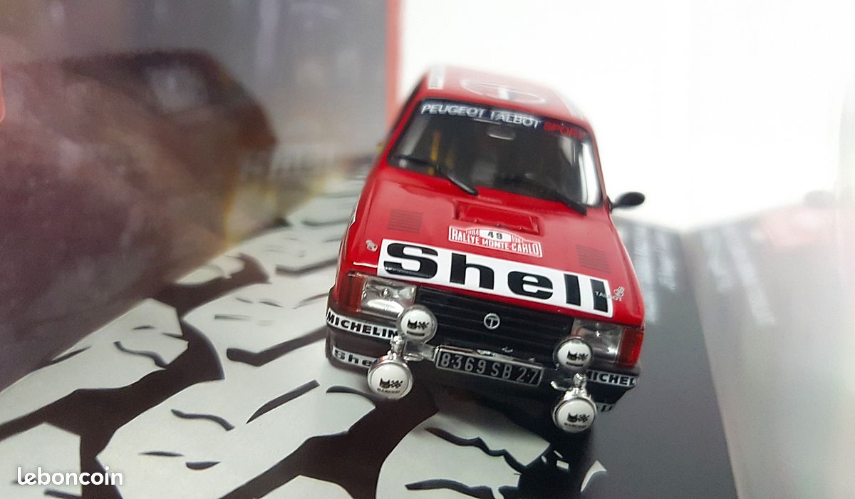 Miniature Talbot Samba Rallye 1983 Altaya IXO à L'échelle 1/43 - En Boîte, Occasion