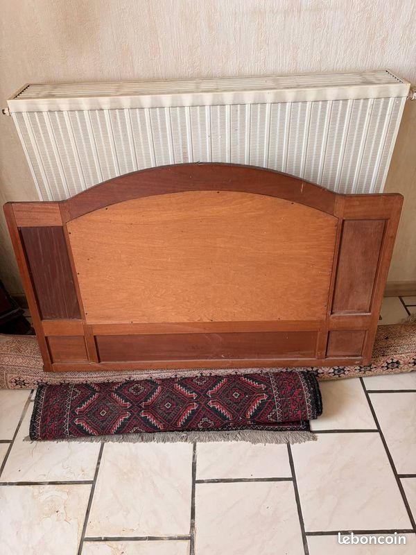 Buffet desserte Art Nouveau — bois sculpté, marbre, miroir — vers 1900 (image 7)