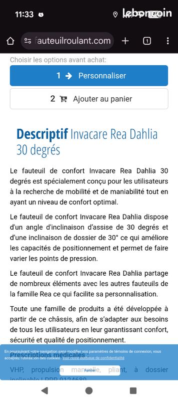 Fauteuil roulant (image 10)