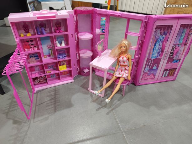 Le dressing de Rêve de Barbie Mattel | King Jouet France - Maisons de