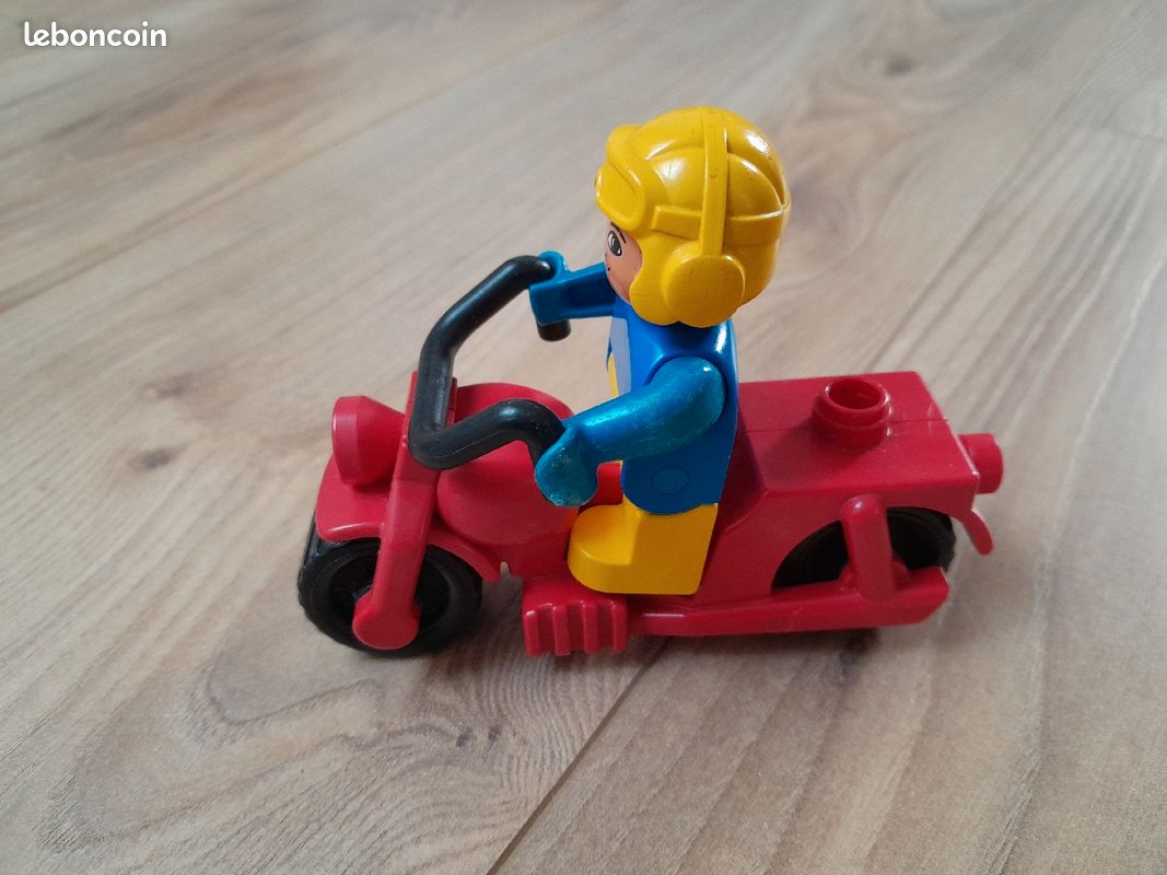 Duplo vintage moto rouge (image 3)