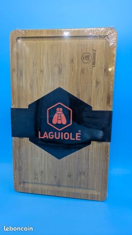 Ancienne Planche à Découper En Bois Sculpté - Motif Poisson - 46 Cm - Bon État