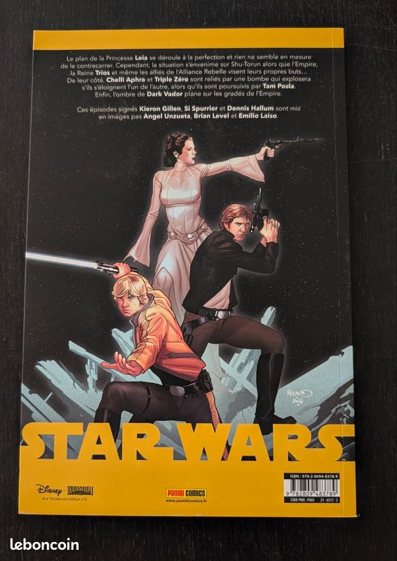Star Wars 2 intolérable Panini Comics 2020 (image 2)