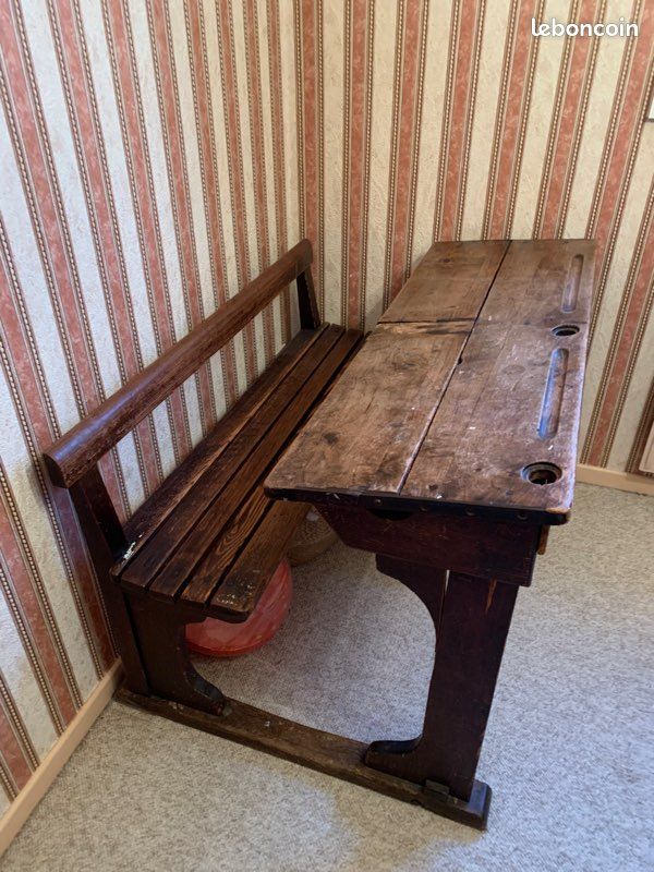Bureau école vintage (image 1)