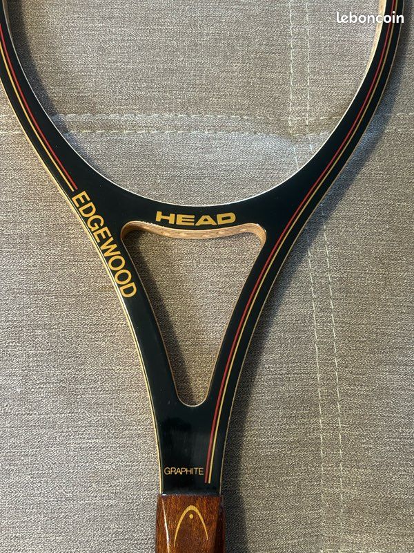 Raquette de tennis AMF vintage, cordage original avec housse 4 3/8L