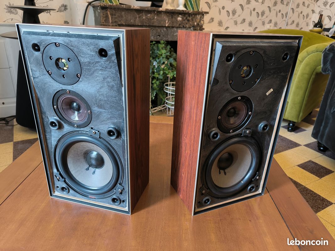 Enceintes Hi-Fi Vintage Bang & Olufsen Beovox S45 - Fabriquées Au Danemark