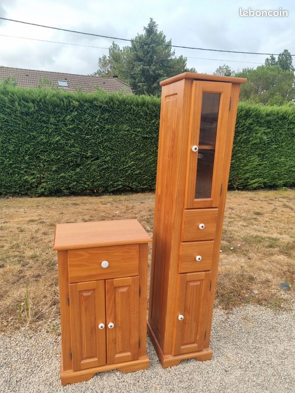 Meuble de rangement en bois (image 1)