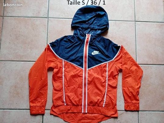 Veste coupe-vent blouson léger pour femme, Taille S, marque Nike