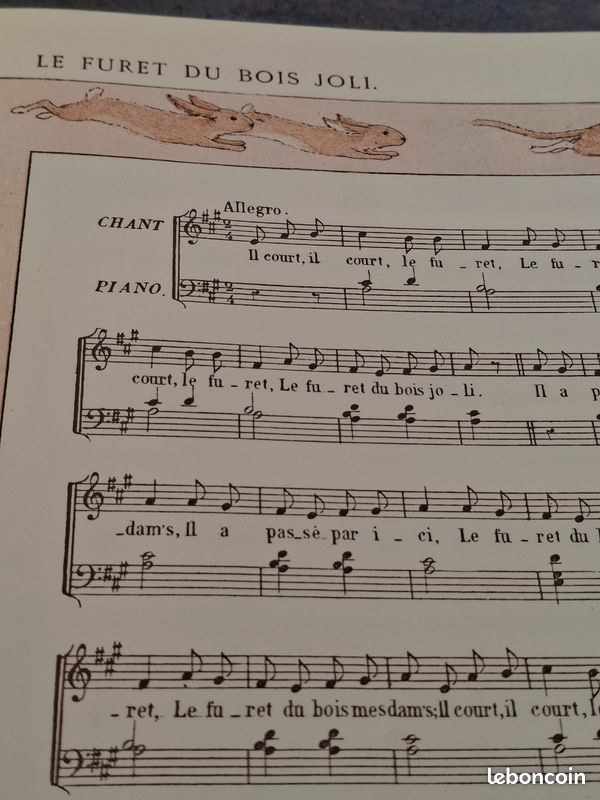 Livre enfant vielles chansons et rondes (image 3)