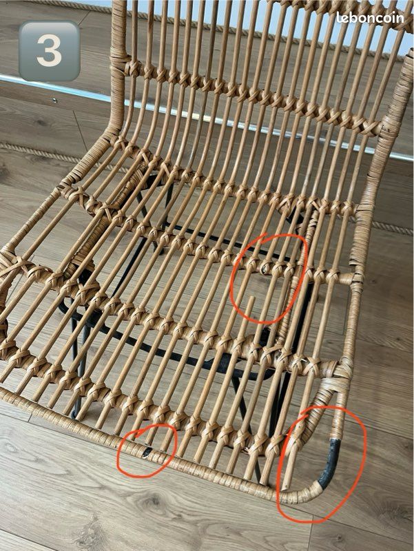 Chaises en rotin (image 6)