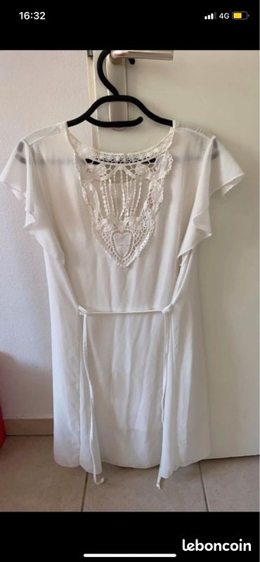 Robe blanche été (image 2)