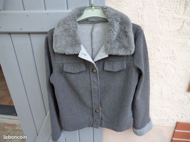 Veste Grise - Marque "Les Petites … Collection" - Taille 38 - Occasion En Très Bon état