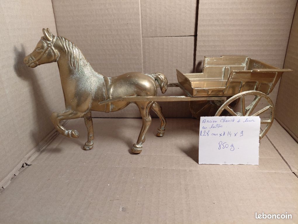Ancienne Boucle D'attelage Cheval – Métal – 1 1/2 Pouce – Fait Main