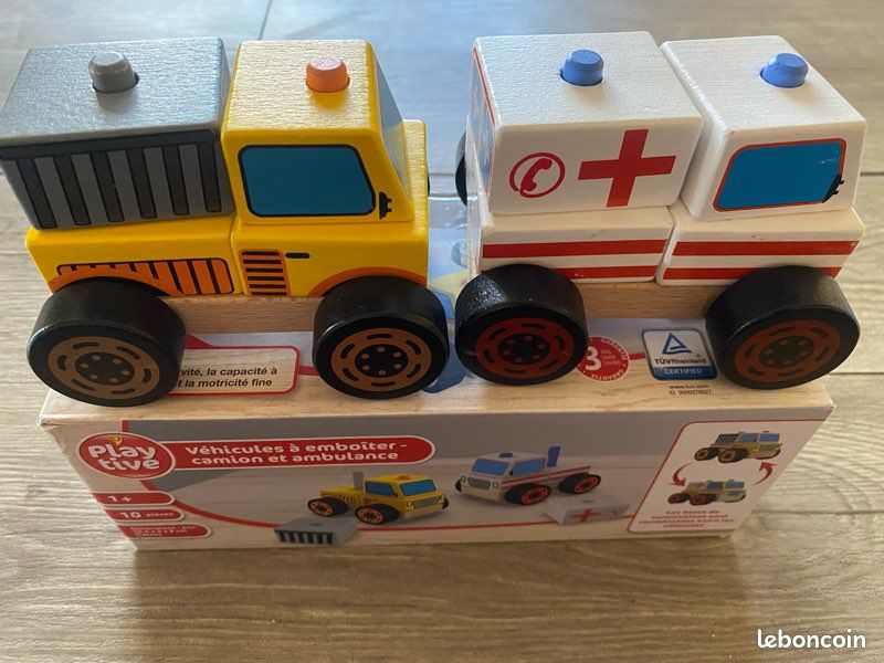 Camions en bois à emboîter (image 5)