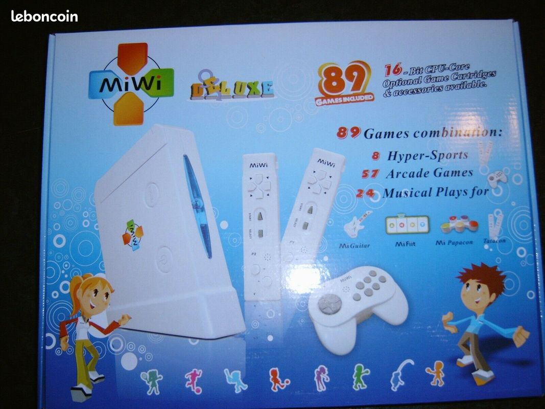 Console de jeux sans fil, 89jeux inclus (image 2)