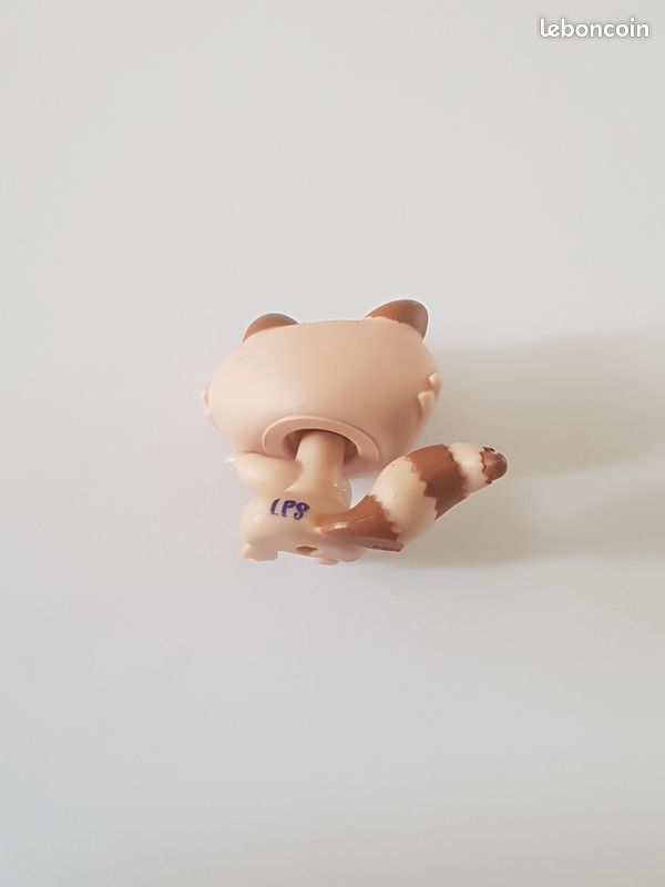 Figurine Littlest Pet Shop LPS Raton Laveur - Occasion - **À Voir**