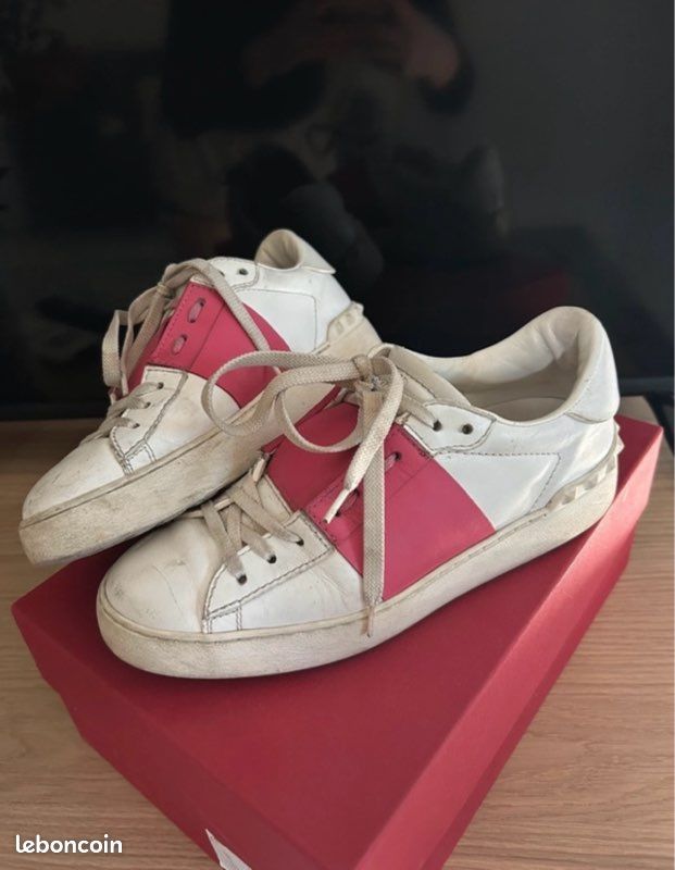 Pink Valentino Baskets Femme Baskets Valentino Femme Chaussures