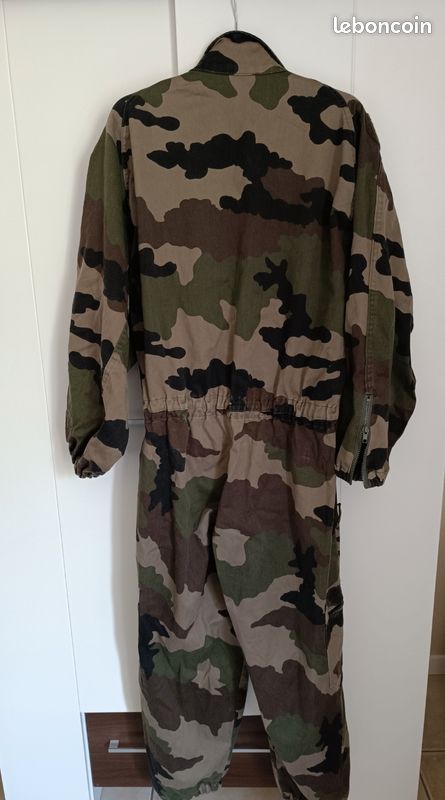 Combinaison tankiste Armée Française camo neuve double zip 96c taille 36 - Vêtements