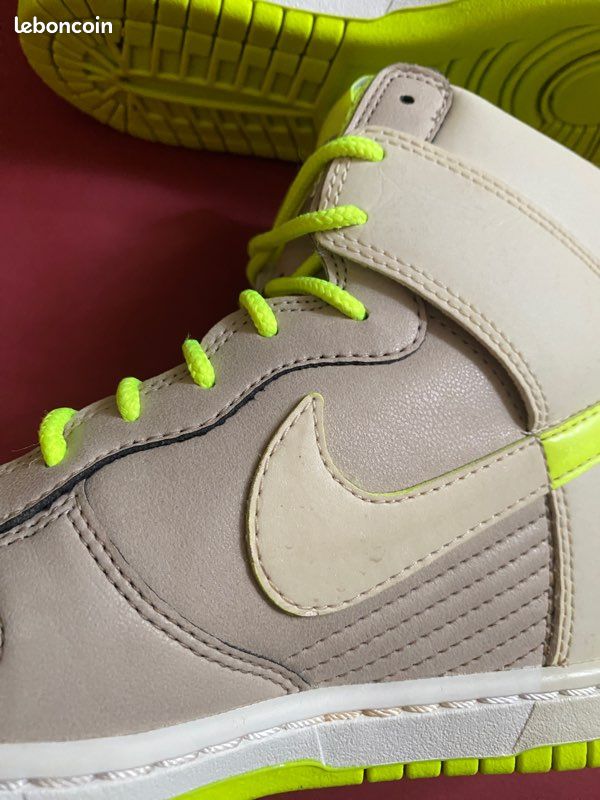 Nike WMNS Dunk Sky Hi Essential “Light Orewood Brown/Volt” (528899-008) – EU 37.5 / US Women 6.5 / UK 4 / 23.5 cm (image 8)
