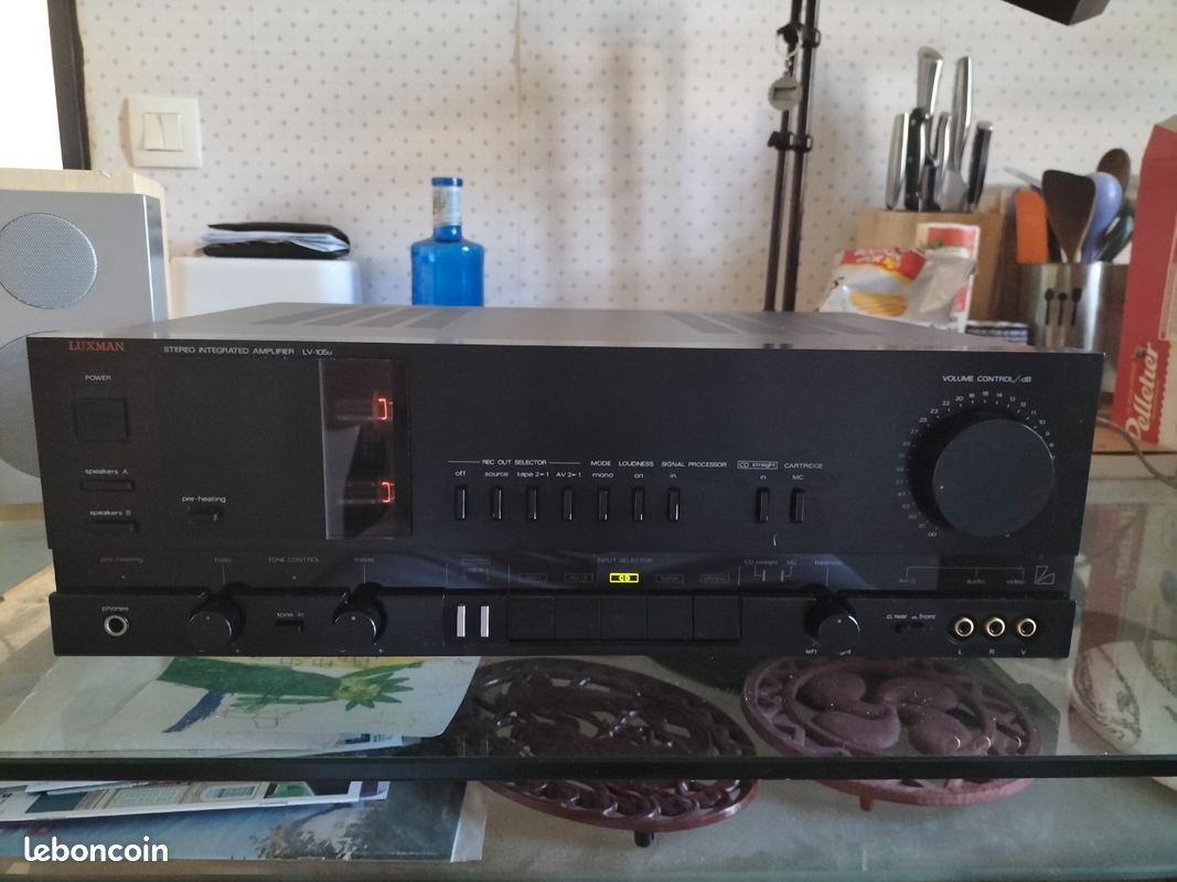 🔥 luxman lv-105u – amplificateur hi-fi vintage – hybride à tubes – audiophile 🔥 (image 1)