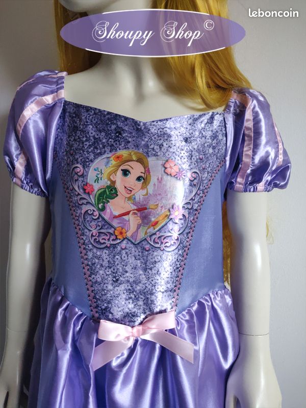 Robe Princesse Raiponce Disney Robe Raiponce Enfant Déguisement