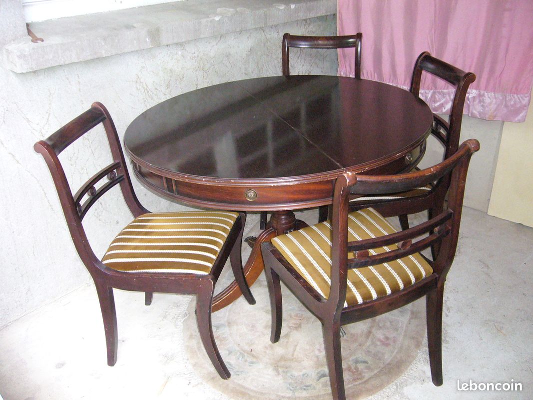 TableRegency+4chaises (image 1)