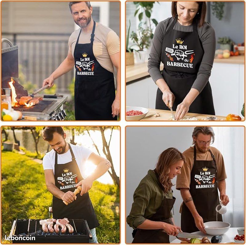 Accessoire Fête Barbecue Tablier Homme Humour - Design Muscles Sexy - Cadeau Drôle Pour Barbecue Et Cuisine Tablier Humour