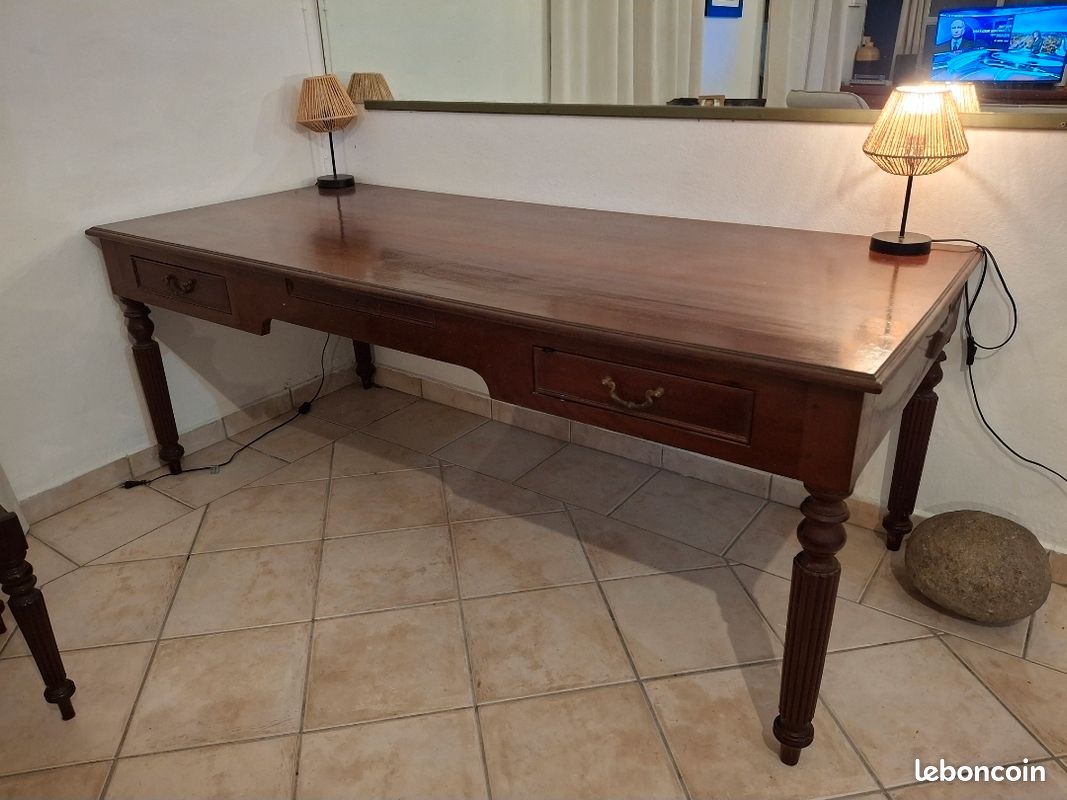 Magnifique bureau en mahogany (image 1)